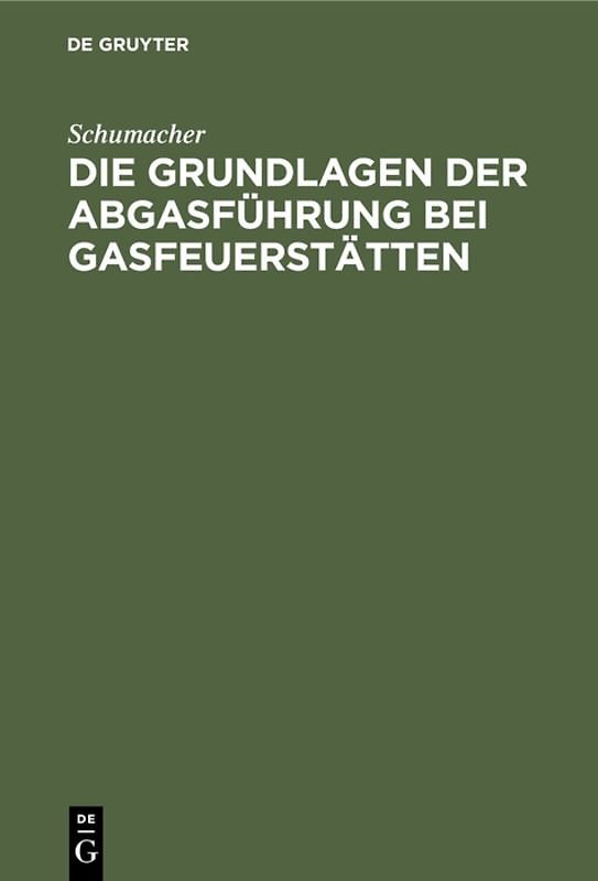 Die Grundlagen der Abgasführung bei Gasfeuerstätten