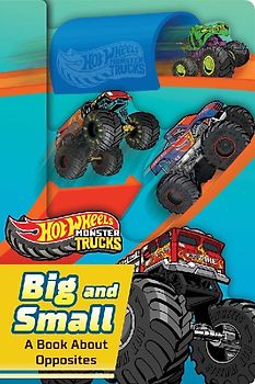 Hot Wheels: Big and Small: A Book about Opposites (a Mattel Hot Wheels Shaped Novelty Board Book for Toddlers)