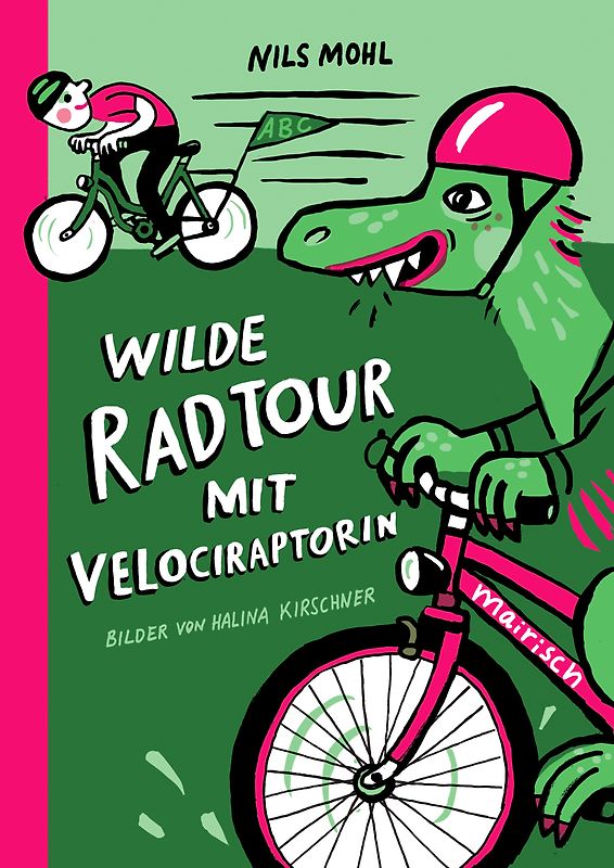 Wilde Radtour mit Velociraptorin