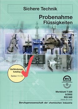 T 026 - Probenahme - Flüssigkeiten (BGI 640)