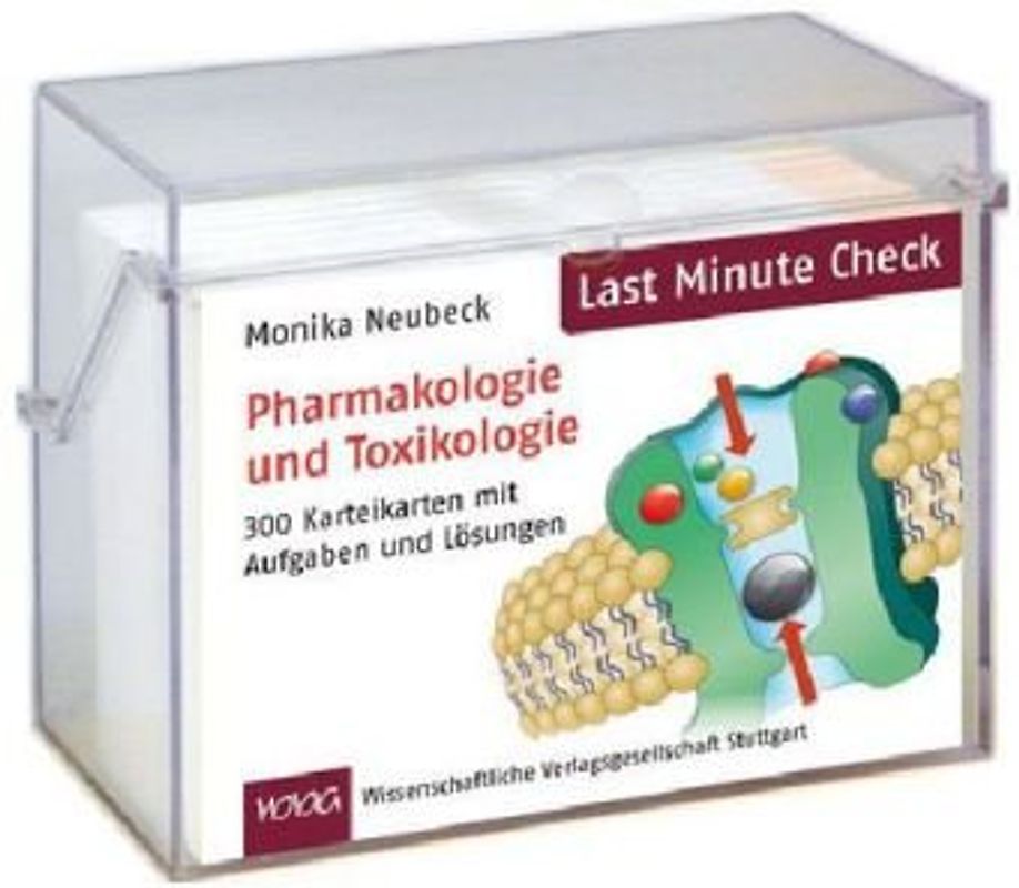 Last Minute Check - Pharmakologie und Toxikologie. 300 Karteikarten mit Aufgaben und Lösungen