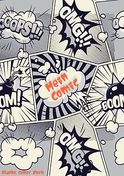 Mein Comic: Blanko Comic Buch zum selber gestalten - Comic Heft zum Selberzeichnen