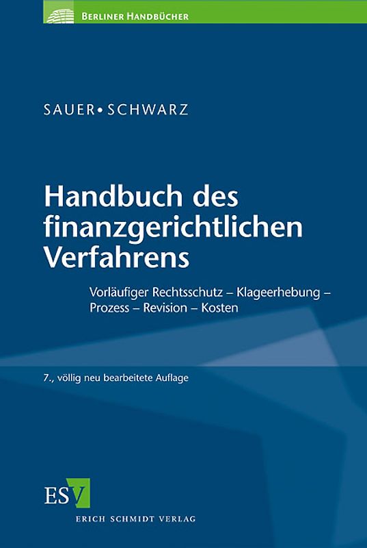 Handbuch des finanzgerichtlichen Verfahrens