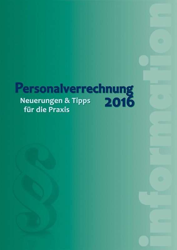 Personalverrechnung 2016