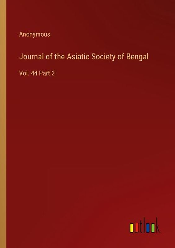 Journal of the Asiatic Society of Bengal