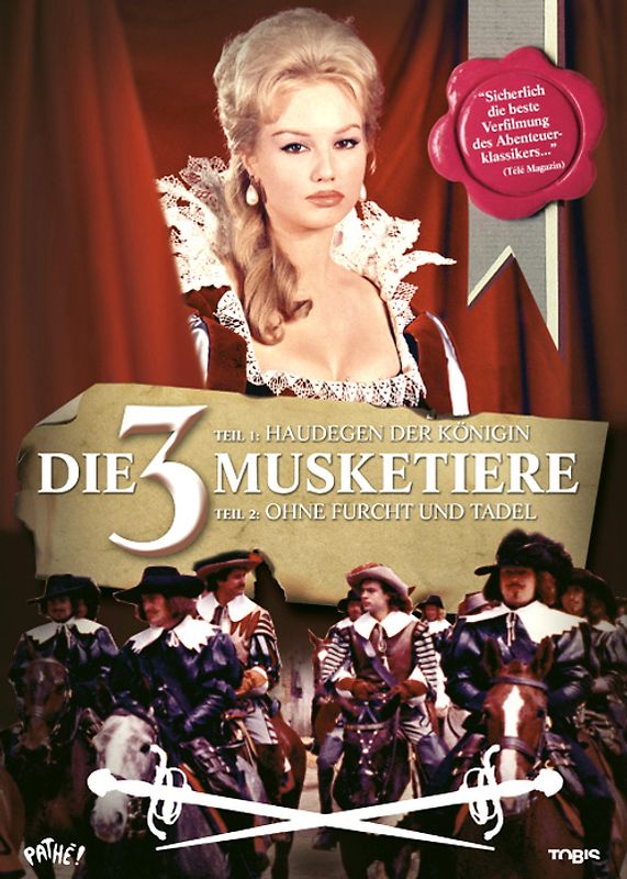 Die drei Musketiere - Teil 1 und 2 DVD