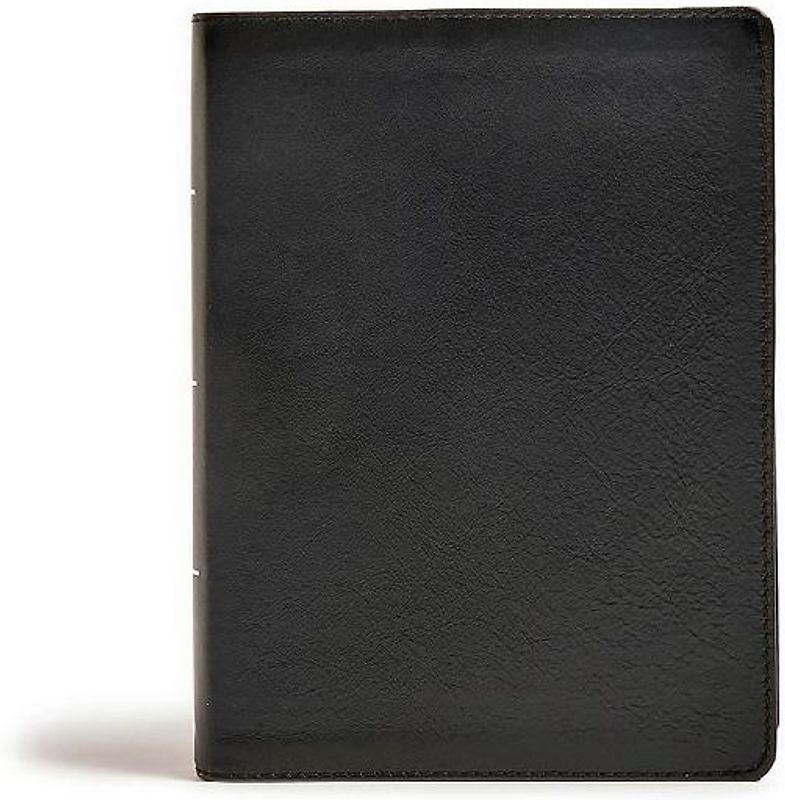 CSB Tony Evans Study Bible, Black Genuine Leather, Indexed