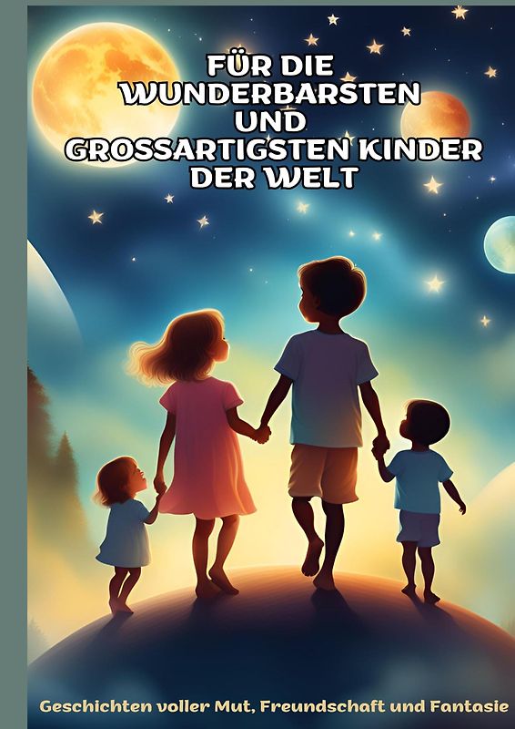 FÜR DIE WUNDERBARSTEN UND GROSSARTIGSTEN KINDER DER WELT (Geschenk für Kinder):Geschichten über Mut, Freundschaft, Kreativität und Zusammenhalt – Ein interaktives Vorlesebuch mit Bastelideen und Spiel