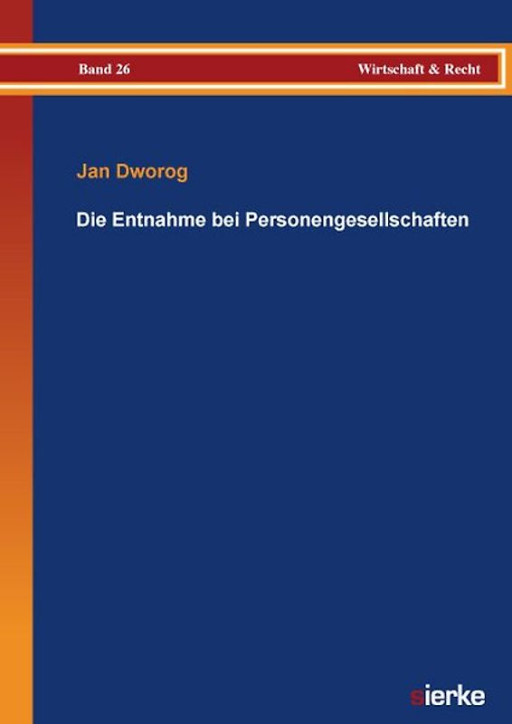 Die Entnahme bei Personengesellschaften