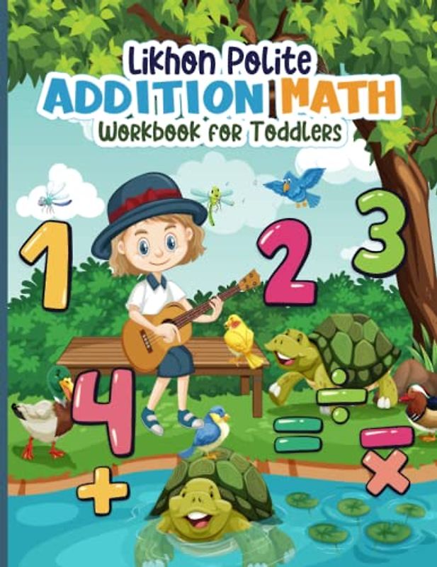 Likhon Polite Addition Math Workbook for Toddlers