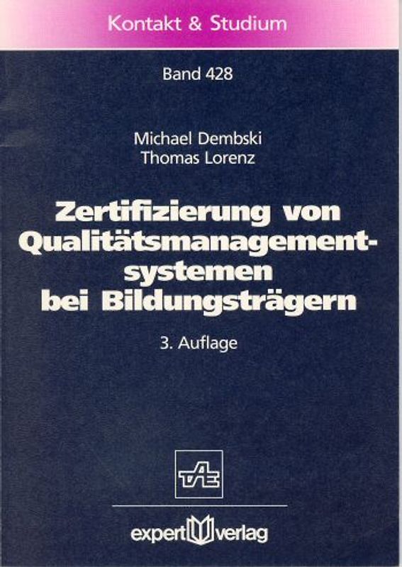 Zertifizierung von Qualitätsmanagementsystemen bei Bildungsträgern