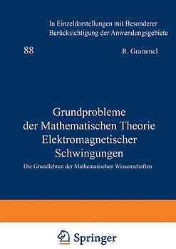 Grundprobleme der Mathematischen Theorie Elektromagnetischer Schwingungen
