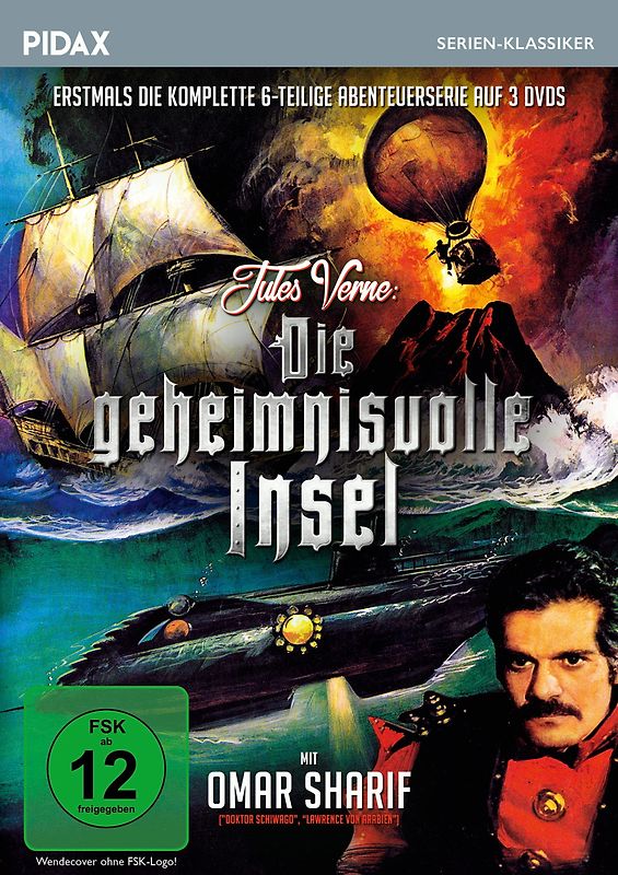 Jules Verne - Die geheimnisvolle Insel [3 Discs] DVD