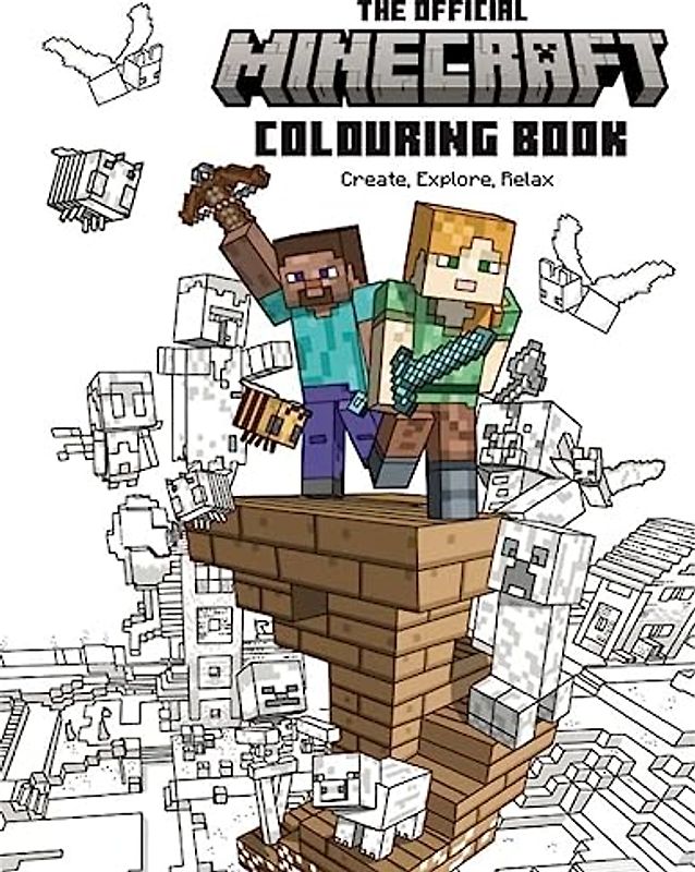 The Official Minecraft Colouring Book
