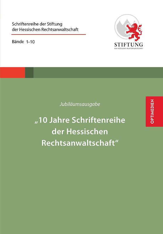 Jubiläumsausgabe - 10&nbsp;Jahre&nbsp;Schriftenreihe
