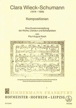 Kompositionen. Eine Zusammenstellung der Werke, Literatur und Schallplatten