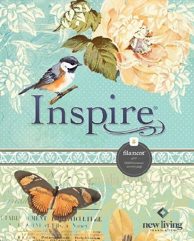 Inspire Bible Nlt, Filament Enabled (Hardcover Leatherlike, Aquamarine)