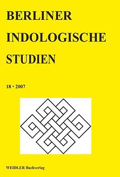 Berliner Indologische Studien, Band 18