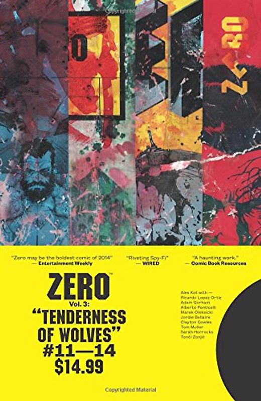 Zero Volume 3: The Tenderness of Wolves - Kot, Ales