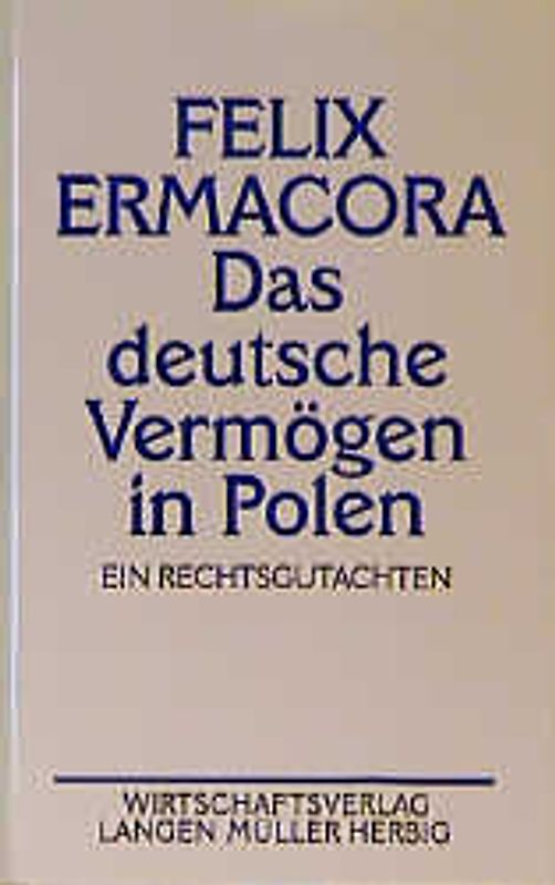 Das deutsche Vermögen in Polen