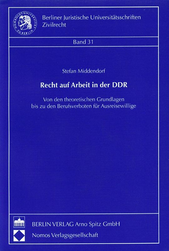 Recht auf Arbeit in der DDR