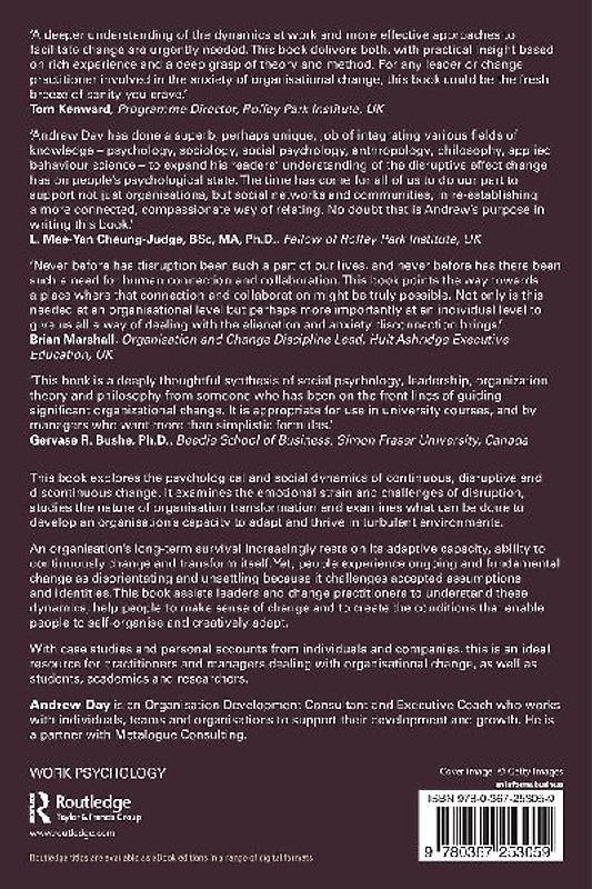 Disruption, Change and Transformation in Organisations