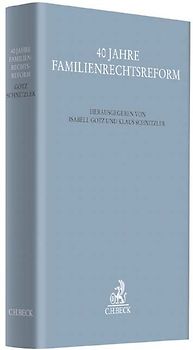 40 Jahre Familienrechtsreform