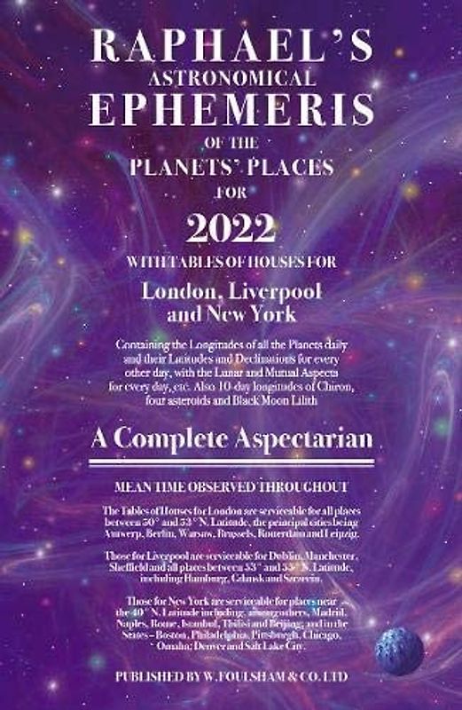 Raphael's Ephemeris 2022