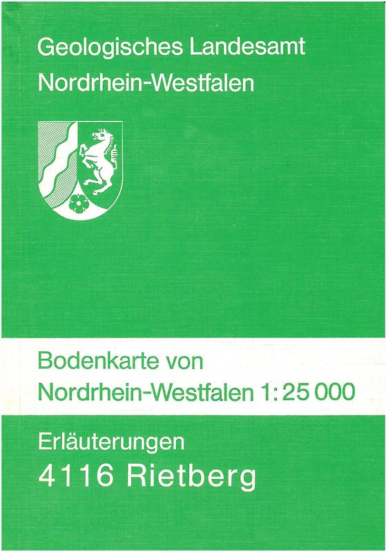 Bodenkarten von Nordrhein-Westfalen 1:25000 / Rietberg