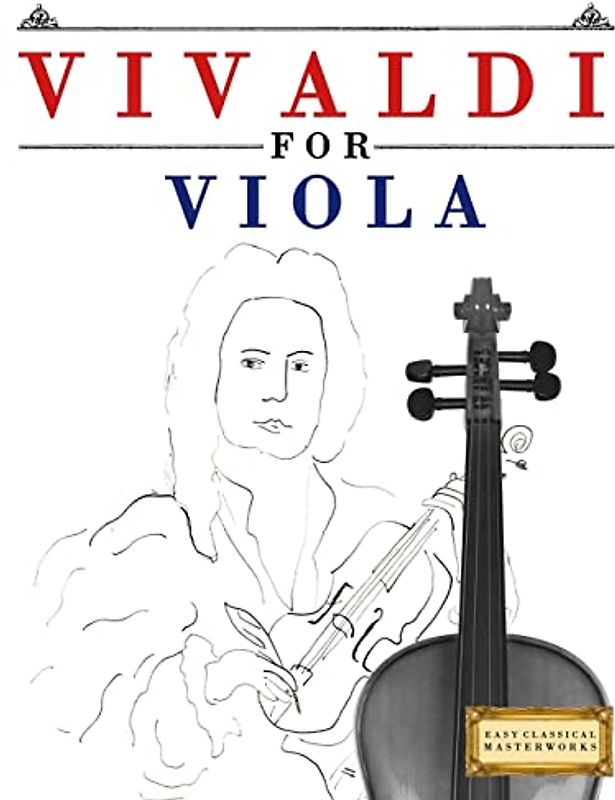 Vivaldi for Viola: 10 Easy Themes for Viola Beginner Book