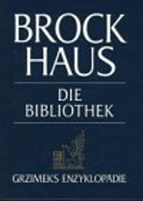 Brockhaus - Die Bibliothek - Kunst und Kultur / Grzimeks Enzyklopädie - Säugetiere