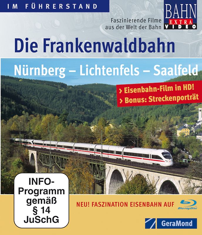 Im Führerstand: Die Frankenwaldbahn - Nürnber, Lichtenfels, Saalfeld Blu-ray Disc