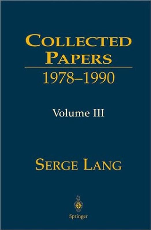 Collected Papers III