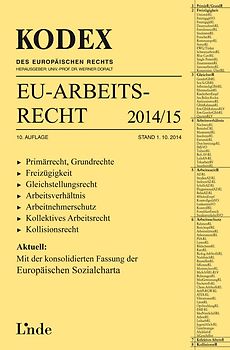 KODEX EU-Arbeitsrecht 2014/15