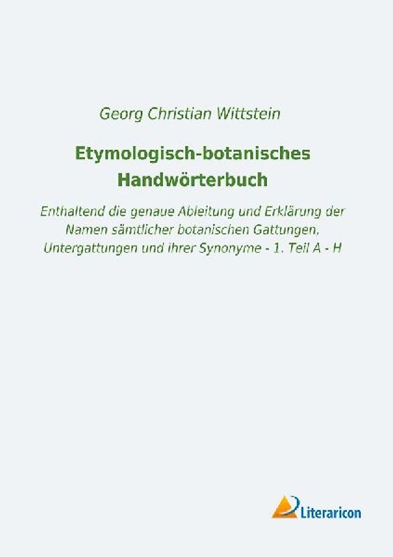 Etymologisch-botanisches Handwörterbuch
