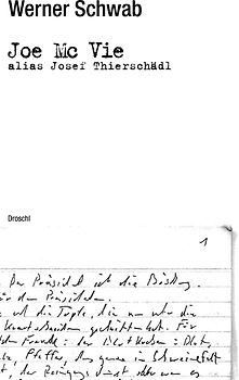 Joe Mc Vie alias Josef Thierschädl