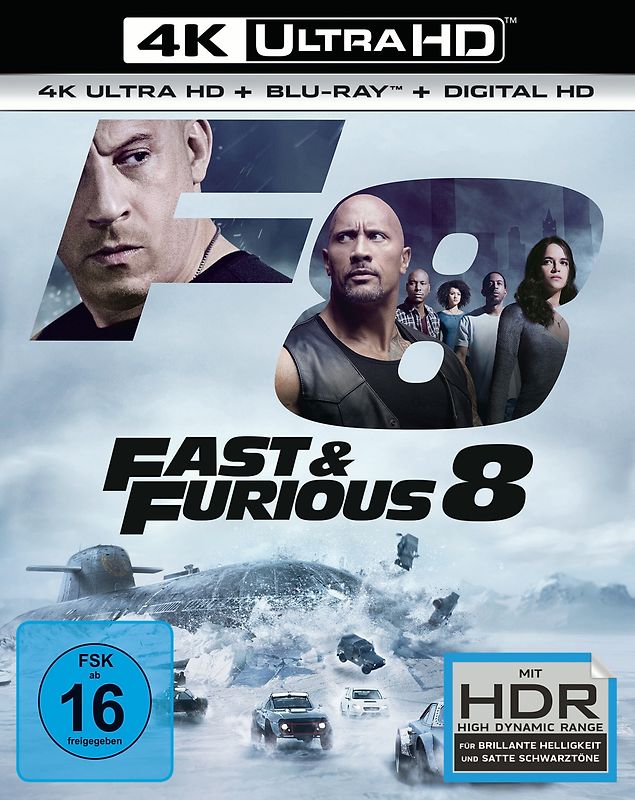 Fast & Furious 8 [inkl. Blu-ray] 4K Ultra HD Blu-ray