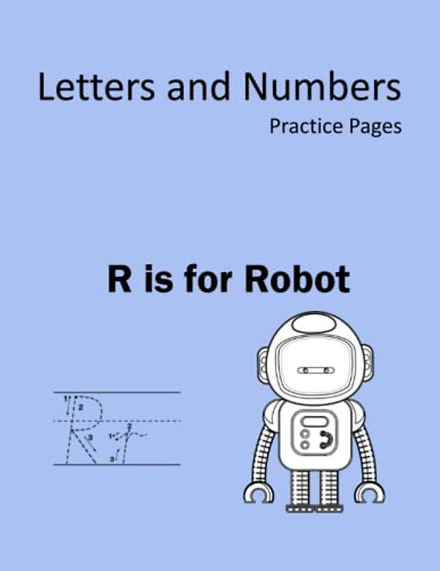 Kids Letters and Numbers Practice Pages