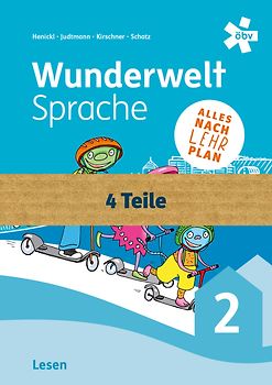 Wunderwelt Sprache 2, Schulbuch in vier Teilen