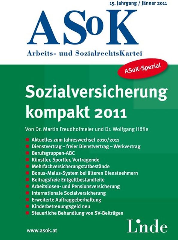 Sozialversicherung kompakt 2011