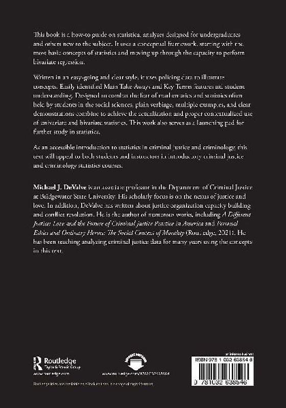 Statistical Analyses for Criminal Justice and Criminology