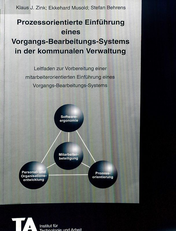 Prozessorientierte Einführung eines Vorgangs-Bearbeitungs-Sytems in kommunalen Verwaltungen