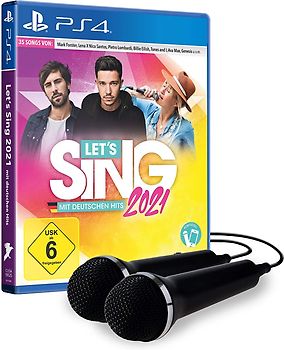 Let's Sing 2021 mit deutschen Hits + 2 Mikrofone Bundleversion