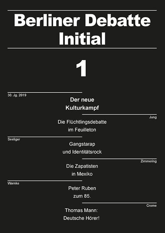 Der neue Kulturkampf