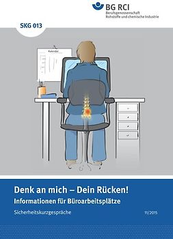 SKG 013 - Sicherheitskurzgespräch Infomation für Büroarbeitsplätze