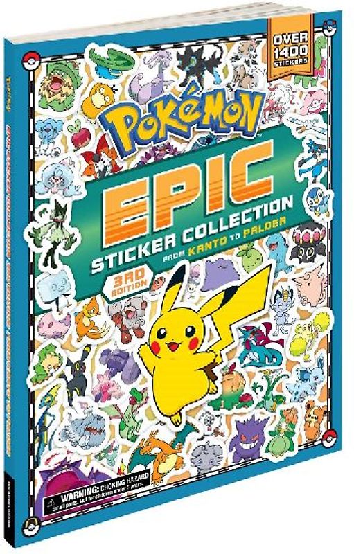 Pokémon Epic Sticker Collection 3rd Edition: From Kanto to Paldea