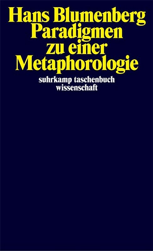 Paradigmen zu einer Metaphorologie