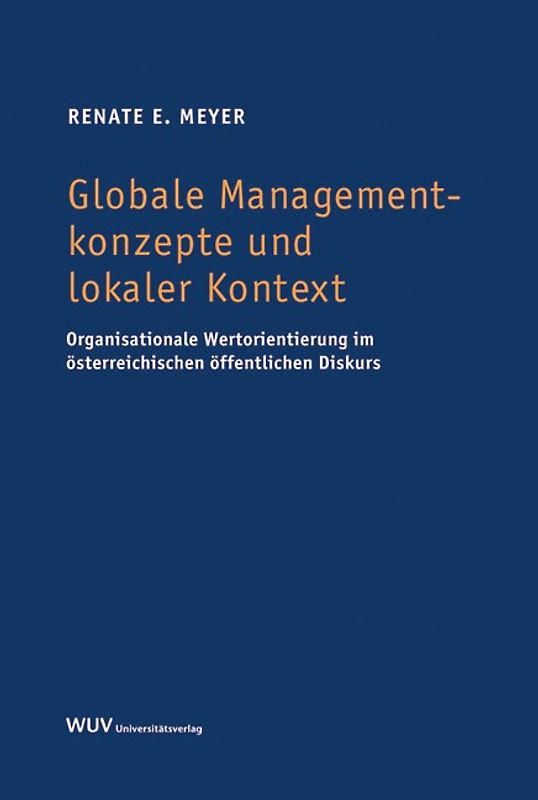 Globale Managementkonzepte und lokaler Kontext