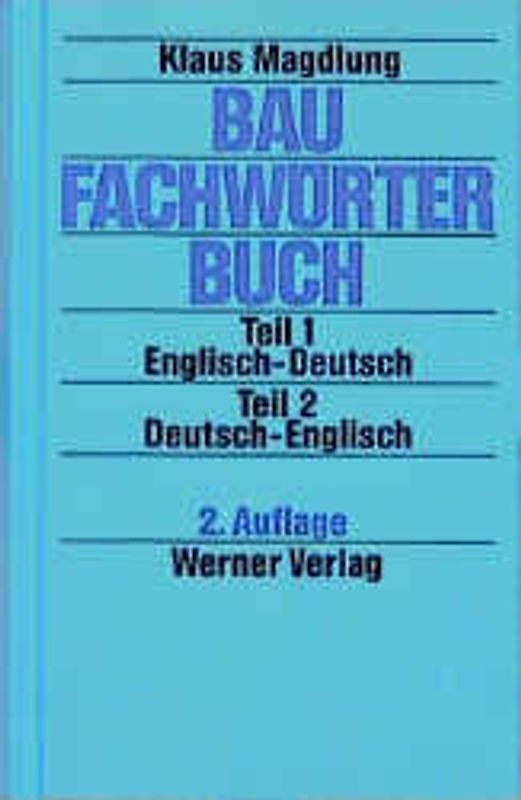 Baufachwörterbuch
