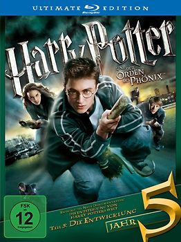 Harry Potter und der Orden des Phönix [Ultimate Edition, inkl. 2 Sammelkarten, Buch, 2 Discs] Blu-ray Disc